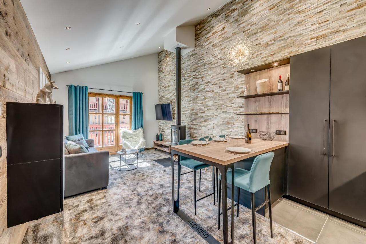 Arc 1950 - Charmant Appart 2-4 Pers Dans Residence Hoteliere, Skis Aux Pieds Les Arcs  Exterior foto